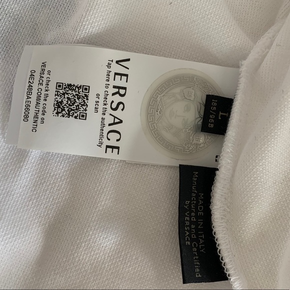 Versace Medusa Pique Polo: NWOT - Picture 8 of 12